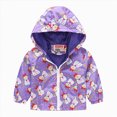 thumbnail image 1 of NLOMOCT Baby Outerwear Boys Bomber Jackets Kids Spring Fall Zip Up Varsity Windbreak Jackets Purple,18-24 Months, 1 of 4
