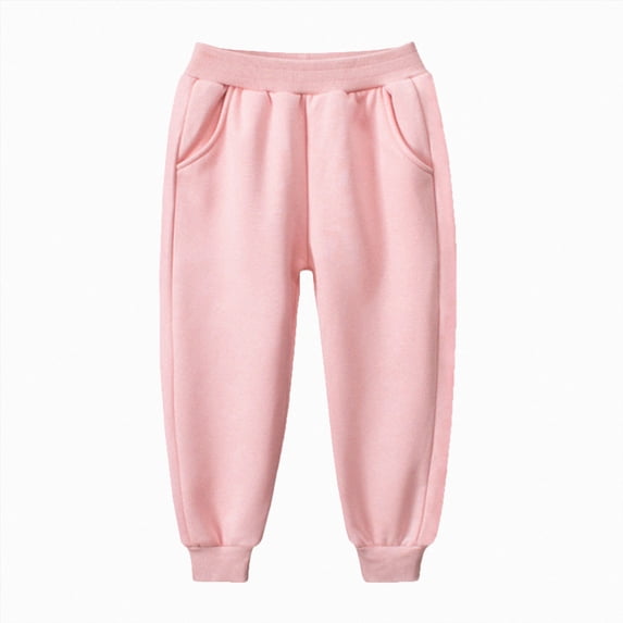 NLOMOCT Boys Athletic Pants Boys Sweatpants Boys Joggers Cotton Youth Active Soft Sweatpants Kids Pocket Drawstring Joggers Pants Pink,18-24 Months