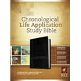 thumbnail image 1 of Pre-Owned NLT Chronological Life Application Study Bible, TuTone (LeatherLike, Black/Onyx), 9781414397047, 1414397046, Paperback, Illustrated edition, 1 of 1