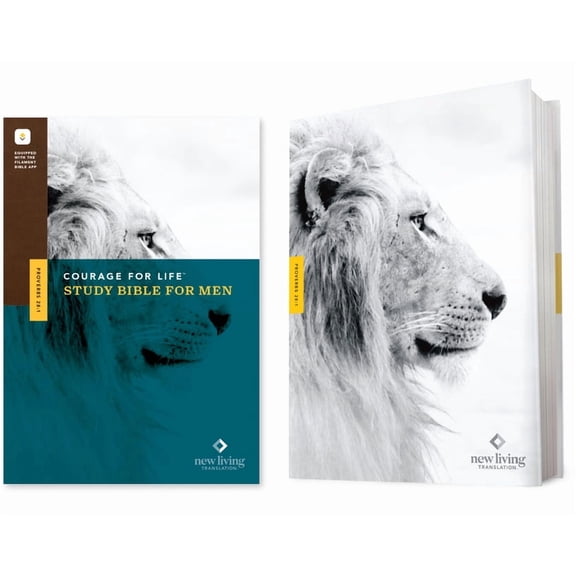 NLT Courage for Life Study Bible for Men (Hardcover, Filament Enabled) (Hardcover)