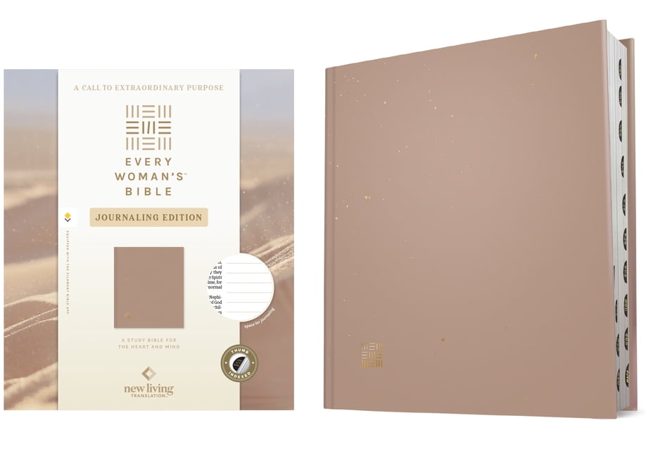 NLT Every Woman's Bible, Journaling Edition, Filament Enabled (Hardcover, Sand, Indexed, Red Letter), (Hardcover)