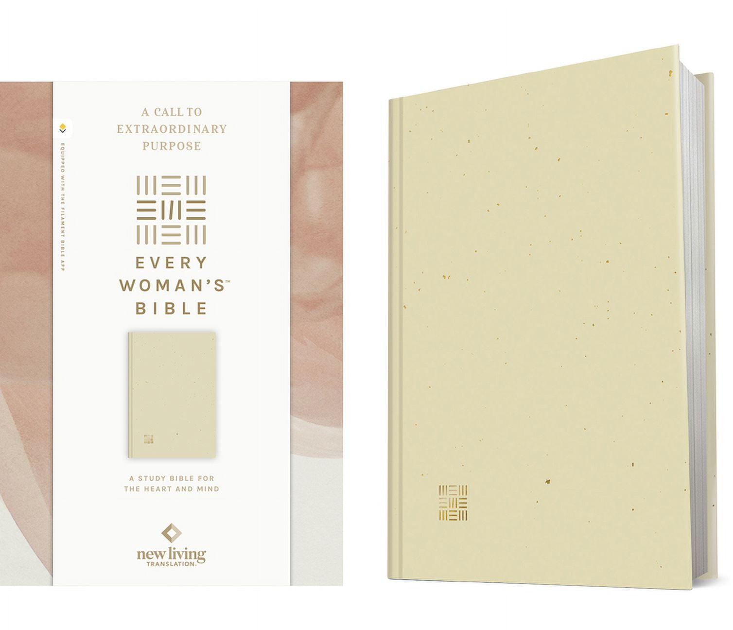 NLT Every Woman's Bible, Filament Enabled (Hardcover, Gold Dust, Red