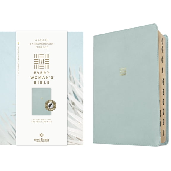 NLT Every Woman's Bible, Filament Enabled (Leatherlike, Sky Blue, Indexed, Red Letter), (Hardcover)