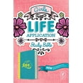 thumbnail image 1 of NLT Girls Life Application Study Bible (LeatherLike, Teal/Yellow) (Hardcover), 1 of 2