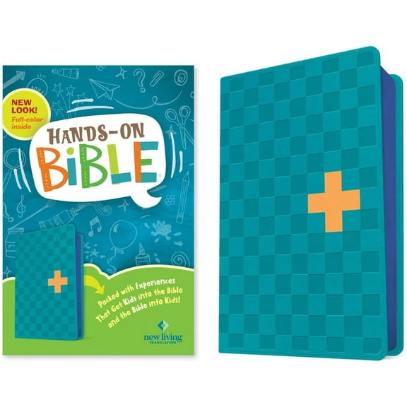 NLT Hands-On Bible, Third Edition (Leatherlike, Blue Check Cross), (Hardcover)