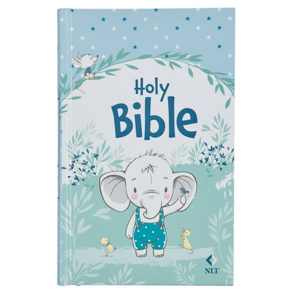 NLT Keepsake Holy Bible for Baby Boys Baptism Easter, New Living Translation, Blue