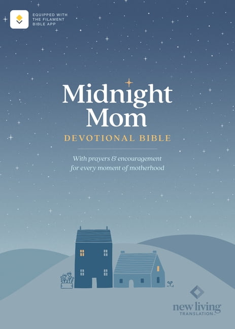 NLT Midnight Mom Devotional Bible (Hardcover, Red Letter, Filament Enabled): With Prayers and Encouragement for Every Mo, (Hardcover)
