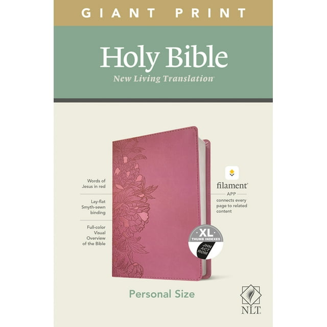 NLT Personal Size Giant Print Bible Filament Enabled Edition Red nlt-personal-size-giant-print-bible-filament-enabled-edition-red