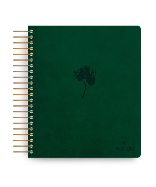 NLT Spiral-Bound Notetaking Bible, Filament Enabled (Hardcover Leatherlike, Forest Green), (Hardcover)