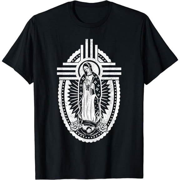 NM Zia Blessed Virgin Mary Our Lady of Guadalupe - La Virgen T-Shirt