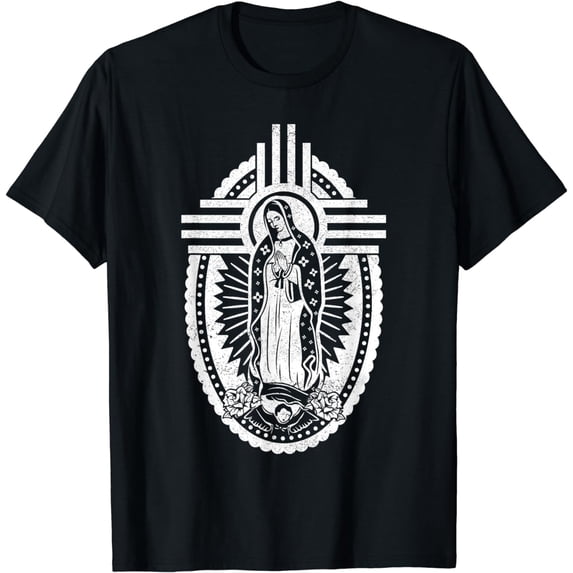 NM Zia Blessed Virgin Mary Our Lady of Guadalupe - La Virgen T-Shirt