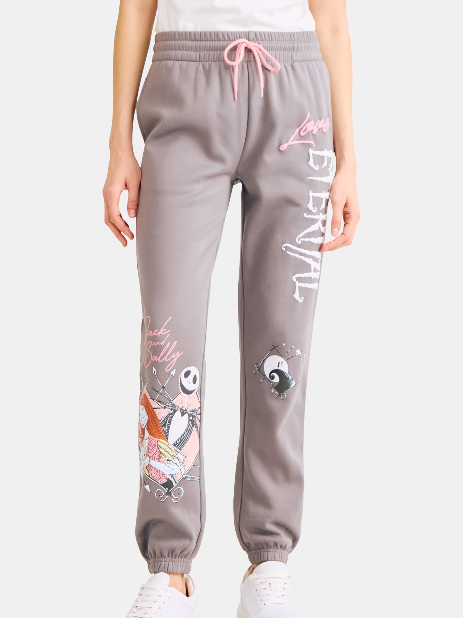 Nightmare Before Christmas Eternal Love Graphic Joggers, Women’s