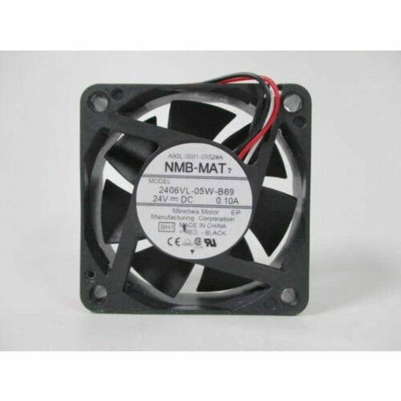 NMB 2406VL-05W-B69 ABB Waterproof fan For FANUC DC24V 0.10A 60*60*15mm 3wire cooler