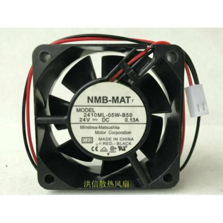 NMB 2410ML-05W-B50 24V 0.13A 60*25MM 6CM 6025 Inverter Fan 2 