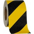 thumbnail image 1 of NMC 4" x 60' Vinyl Floor & Egress Tape 0.508 mil, Black & Yellow, Striped, Anti-Slip, General Traffic, 1 of 1