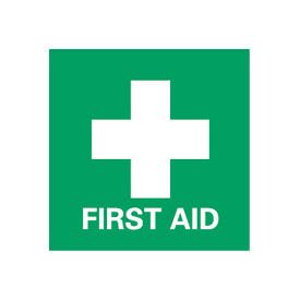 NMC S53P Graphic Facility Signs - First Aid - Vinyl 7x7
