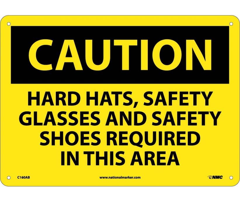 Additional Protection Sign NMC Signs C160Ab, Caution Multi Protection Required Safety Sign, 10 X ...