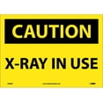 thumbnail image 1 of NMC Signs C660Pb, Caution X-Ray In Use Sign, 10 X 14, Pressure Sensitive Vinyl .0045, 1 of 1
