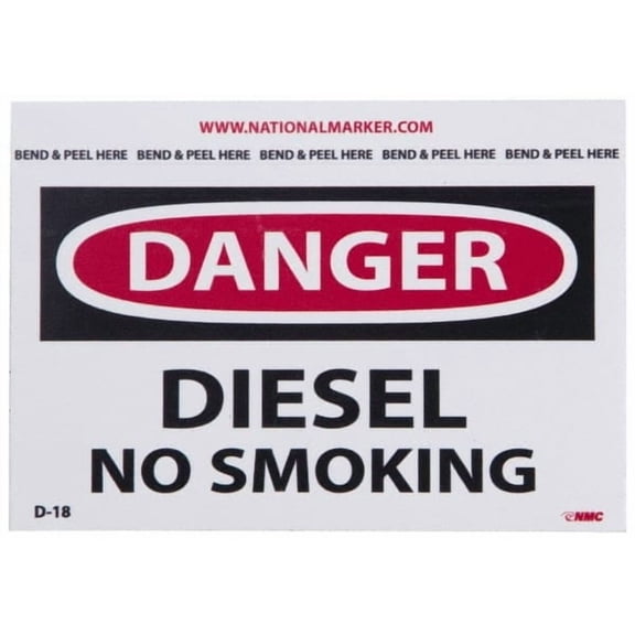 5 Qty 1 Pack Accident Prevention Label, Header: DANGER