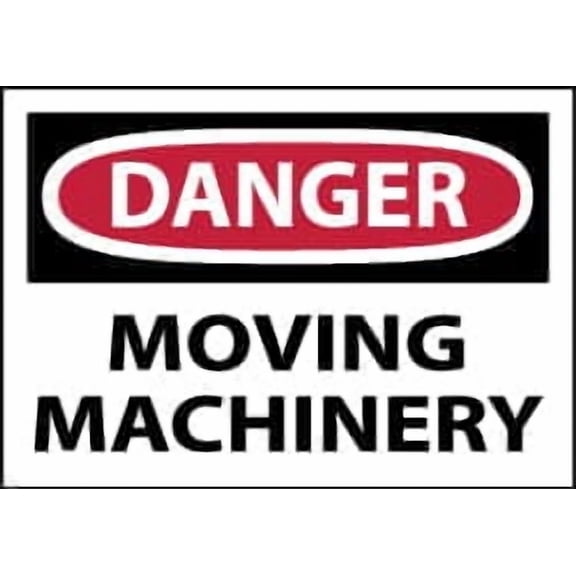 5 Qty 1 Pack Accident Prevention Label, Header: DANGER