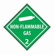 National Marker DL6P Non Flammable Gas 2 DOT Placard