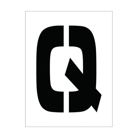 NMC Signs Pmc12-Q, Individual Character Stencil 12" Number Set, 16 X 12, Polyethlyene .060 (Stencils)