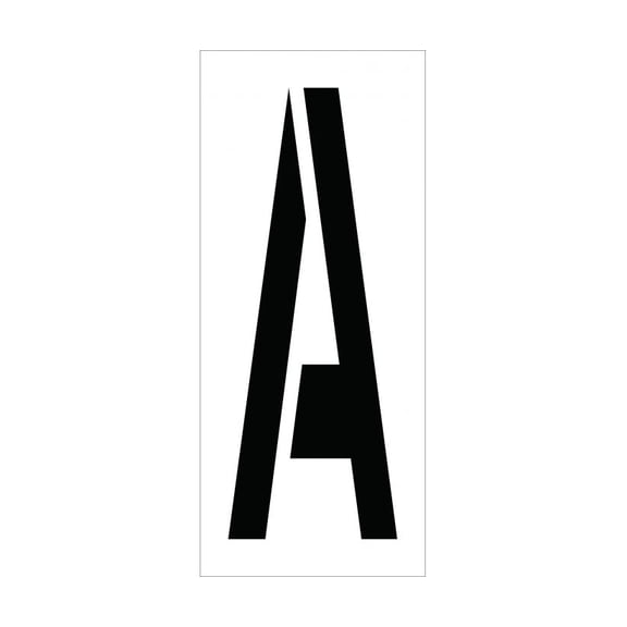 NMC Signs Pmc24-A, Individual Character Stencil 24" Number Set, 28 X 12, Polyethlyene .060 (Stencils)