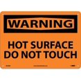 thumbnail image 1 of NMC Signs W429Rb, Warning Hot Surface Do Not Touch Sign, 10 X 14, Rigid Plastic .050, 1 of 1