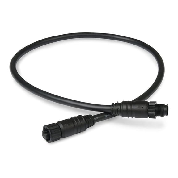 NMEA 2000 Drop Cable - 2 Meter - Certified Marine Network Connector; NMEA 2000 Device Cable; Flexible 22 AWG Power Cable; Black Connector