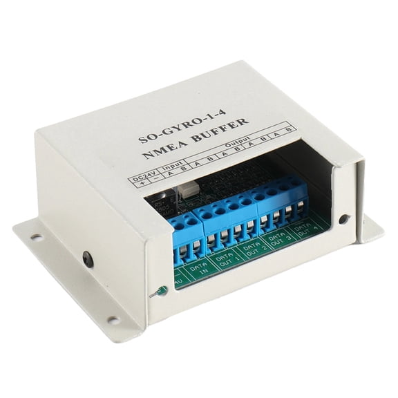 NMEA0183 NMEA Buffer -1-4 NMEA 1 Input, 4 Output Marine Serial Line Splitter Isolating Buffer for 24V Circuit Systems