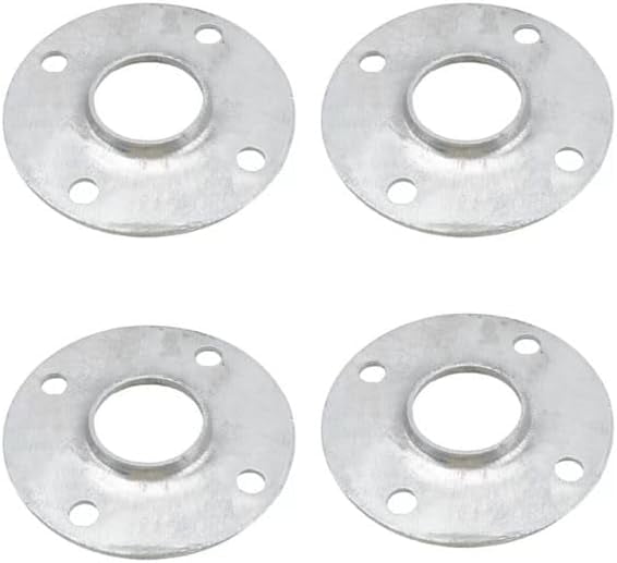 NMI Fence 2 1/2" Weldable Surface Mount Floor Flange Round Disk