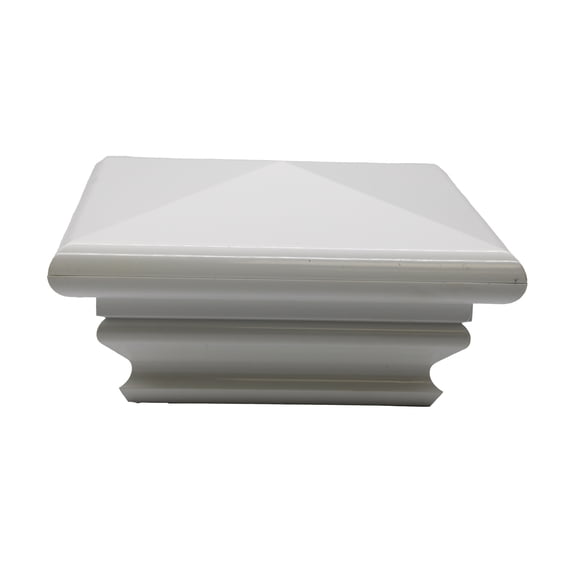 NMI Fence - 4" Sq. Federation Post Cap - White