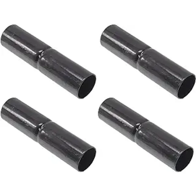 NMI Fence Chain Link Fence Top Rail Sleeve 1 5/8" x 6" Pressed Steel Pack of Four