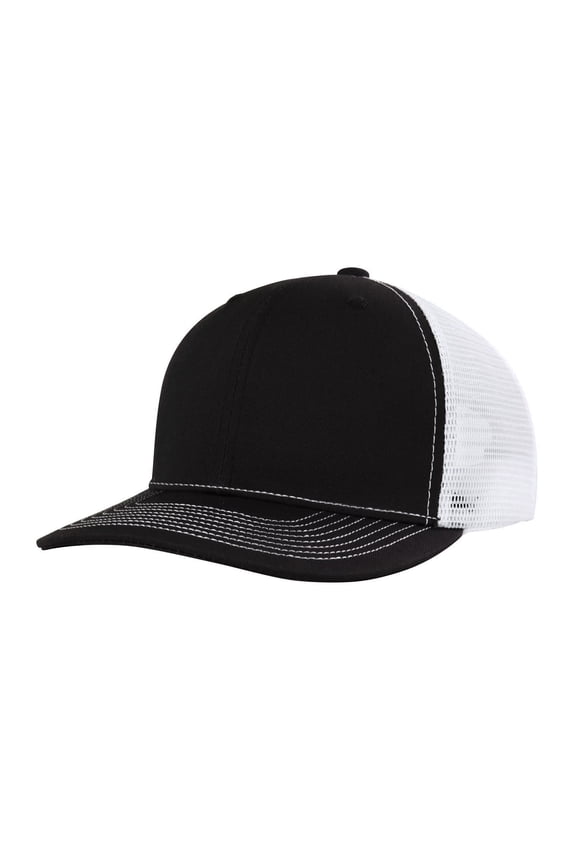 Breathable Mesh Snapback Trucker Hats, Adjustable Baseball Caps for Men Women Running Hat White One Size