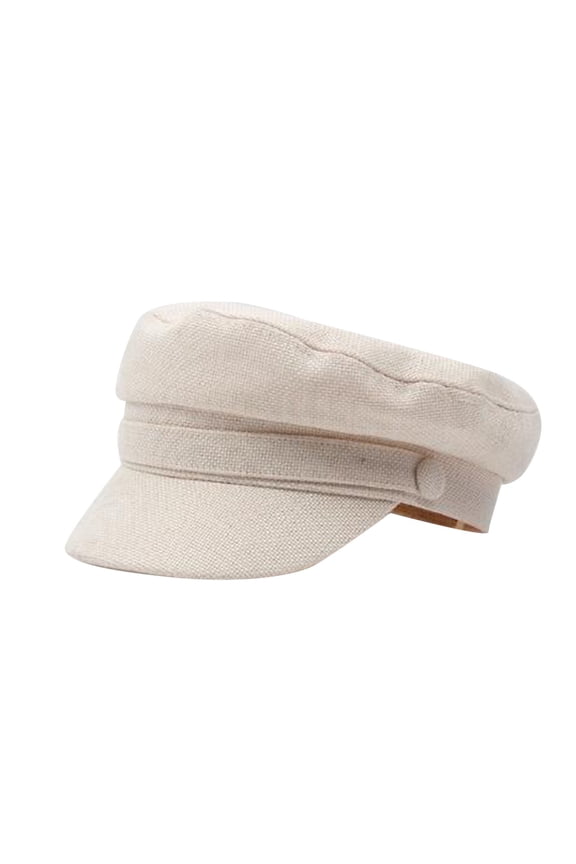 Chauffeur Hat for Men Women Classic Vintage Newsboy Cap Costume Hats Beret Cap Beige One Size