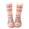 thumbnail image 1 of NMMUED Christmas Slipper Socks Fluffy Christmas Socks Non Slip Socks for Women Christmas Gripper Socks Soft Socks Christmas Socks for Adults Thick Socks Pink1 One Size, 1 of 7