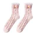 thumbnail image 1 of NMMUED Christmas Socks Fuzzy Socks Christmas Womens Fuzzy Socks Christmas Gifts for Girlfriend Thick Crew Socks Women Fuzzy Christmas Socks Fuzzy Socks for Women F One Size, 1 of 2