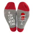 thumbnail image 1 of NMMUED Christmas Socks for Women Holiday Socks Crew Socks for Women Xmas Gifts for Women Cute Crew Socks for Women Christmas Outfits for Women Cute Socks Red One Size, 1 of 3