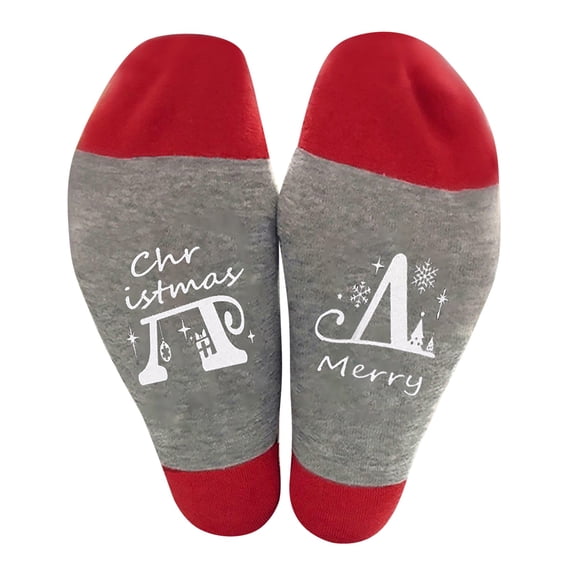 NMMUED Christmas Socks for Women Xmas Gifts for Women Comfortable Socks for Women Christmas Stockings Cute Socks Womens Christmas Socks Cute Crew Socks for Women Red One Size