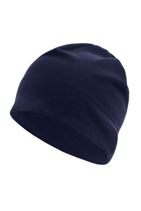 Cooling Sweat Wicking Skull Cap Breathable Under Helmet Liner Hat for Hard Hat Running Navy One Size