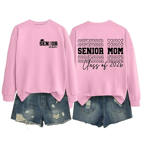 NMMUED Cute Womens Tops, Pullover Sweatshirts for Women, Womens Tops Casual, Sweatshirt for Women, Fall Outfits for Women, Pink L