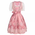 thumbnail image 1 of NMMUED Dirndl Dresses Women 3pcs Oktoberfest Outfits Women October Festival Costume for Women Traditional Oktoberfest Costume Midi Dress, Hot Pink XXL, 1 of 7