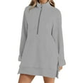 thumbnail image 1 of NMMUED Going Out Tops for Women, Pullover Sweatshirts for Women, Womens Tops Casual, Oversized Shirts for Women, Oversized Crewneck Sweatshirt Women, Gray S, 1 of 9