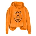 thumbnail image 1 of NMMUED Gym Hoodie, Hoodies for Women, Oversized Hoodies for Women, Workout Hoodie, Hoodies Y2k, Orange XL, 1 of 4