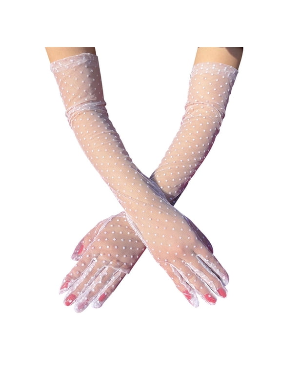 Halloween Accessories for Woman, Lace Gloves, Vintage Gloves, Mesh Gloves, Gothic Clothes for Women, Long Gloves Women Formal, 1920s Accessories for Women, White A