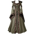 thumbnail image 1 of NMMUED Halloween Costumes for Adults Victorian Dress for Women Womens Halloween Costumes Medieval Dress for Women Halloween Clothes for Women Gothic Masquerade Dresses Green L, 1 of 5