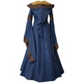 thumbnail image 1 of NMMUED Halloween Outfits for Women Masquerade Party Dress Halloween Costumes Gothic Dress Victorian Dress for Women Masquerade Costumes for Women Halloween Costumes Women Blue L, 1 of 7
