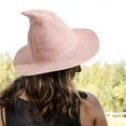 thumbnail image 1 of NMMUED Halloween Witch Hat for Women Wide Brim Halloween Hats for Party Halloween Accessories Costumes for Women Pink One Size, 1 of 2