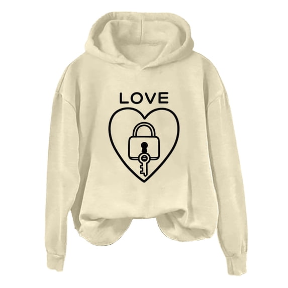NMMUED Hoodies Y2k, Plain Hoodies, Womens Hoodies Pullover, Pullover Hoodies, Workout Clothes for Women, Beige L