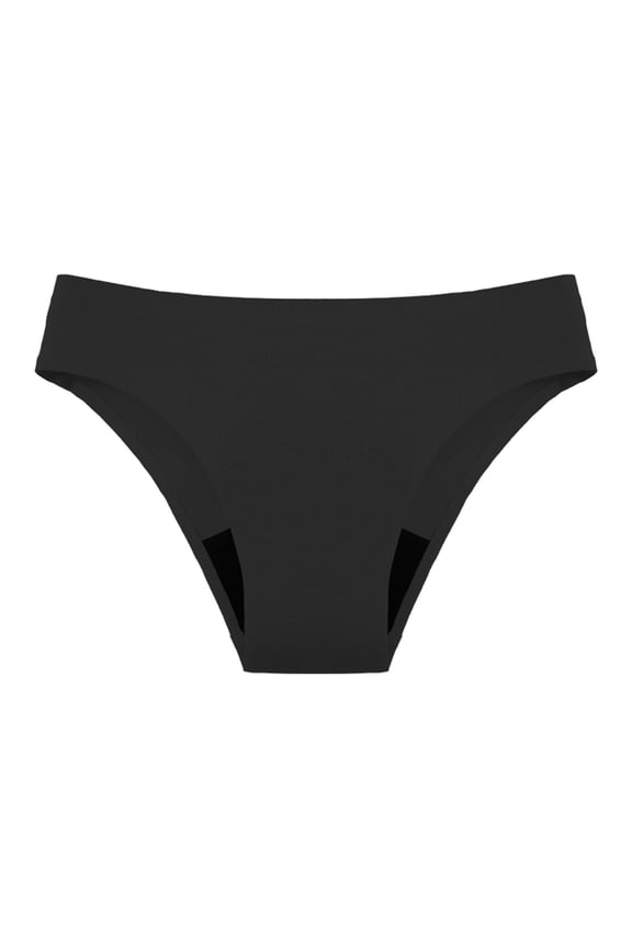 Leakproof Bikini Bottoms for Women Period Swimsuit Bottoms Absorbent Bathing Suit Bottoms Flattering Summer Beach Vacation Pool Party Outfits Black 4XL